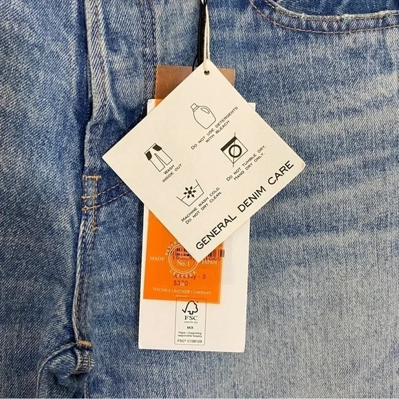 Moussy‎ Vintage 25 NWT Colemont Straight Rigid Button Fly Jeans